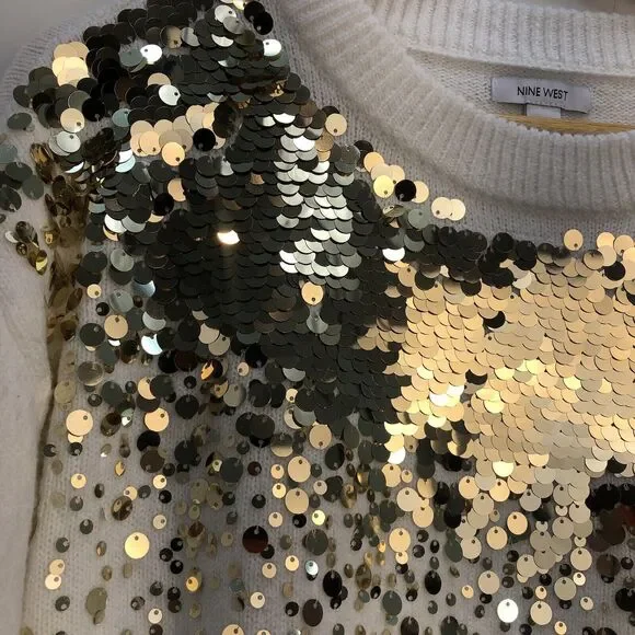 NEW Nine West Women’s X-Small STRETCH Soft Knit Sweater - Picture 4 of 15